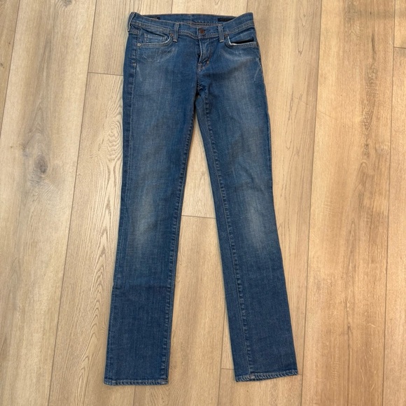 Citizens Of Humanity Ava #142 Low Waist Straight Leg Stretch Jean Women’s 28 EUC - Picture 1 of 13